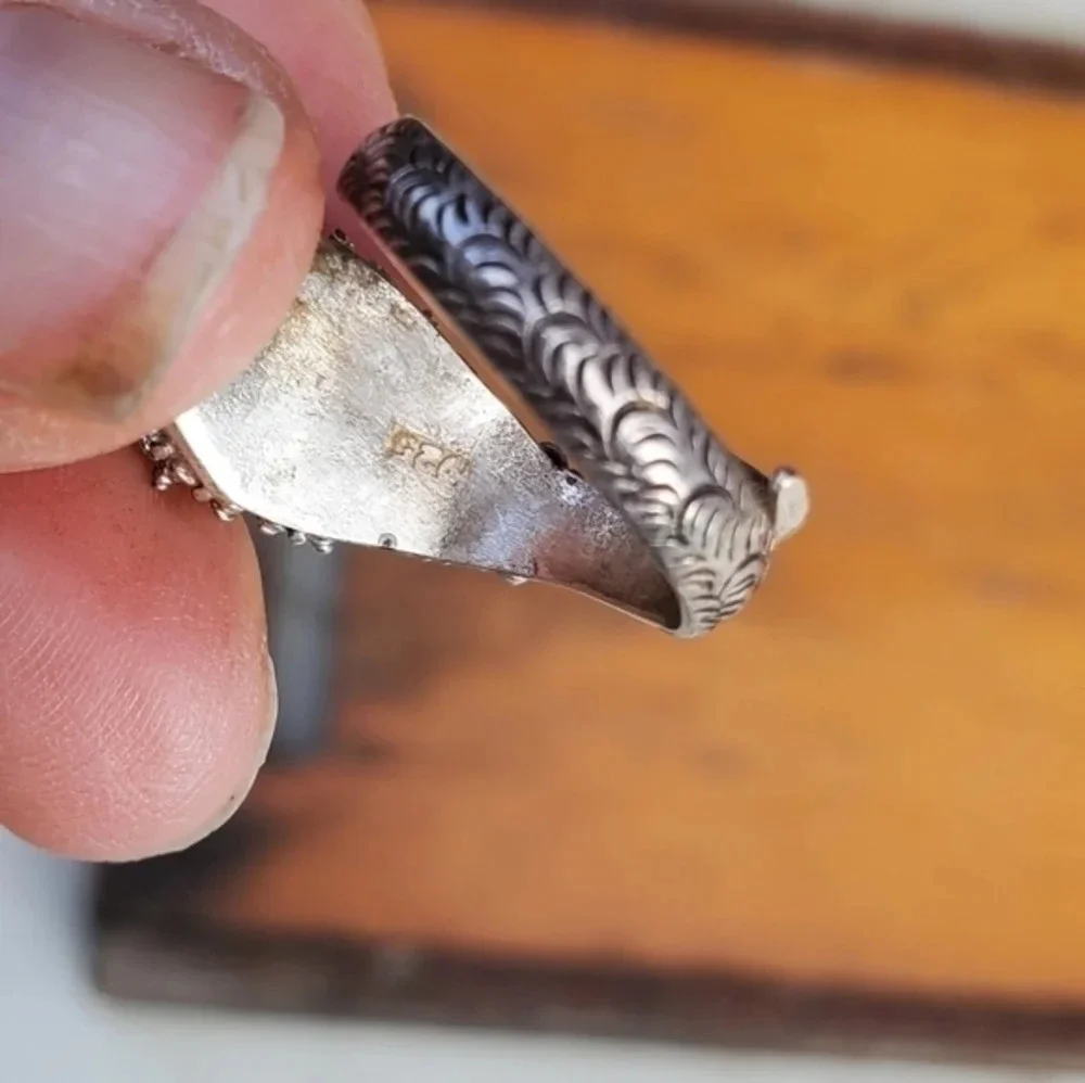 Vintage‎ sterling snake ring adjustable